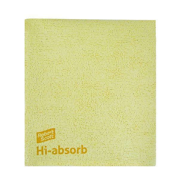 Hi-absorb Microfibre Cloth - Yellow - 38 x 35cm